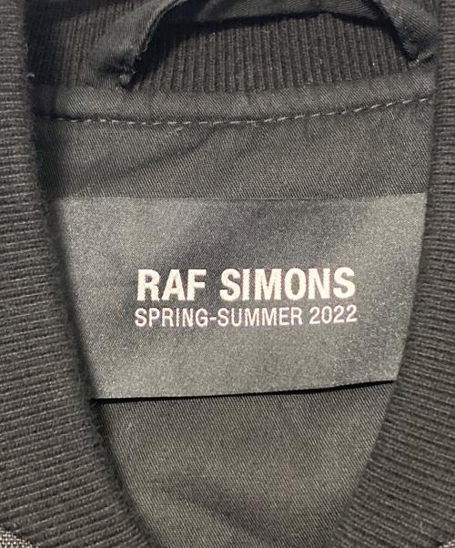 RAF SIMONS（ラフシモンズ）RAF SIMONS (ラフシモンズ) 22SS Grimcrawler ボンバージャケット ジップアップ ブラック サイズ:Sの古着・服飾アイテム
