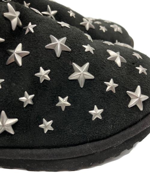 UGG（アグ）UGG (アグ) JIMMY CHOO (ジミーチュウ) スタッズフリンジムートンブーツ ブラック サイズ:22の古着・服飾アイテム