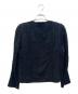 CHANEL (シャネル) シルク混ノーカラージャケット ブラック サイズ:40：70000円
