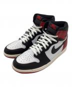 NIKEナイキ）の古着「ハイカットスニーカー」｜レッド