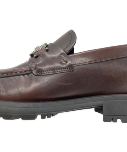 Salvatore Ferragamo（サルヴァトーレ フェラガモ）Salvatore Ferragamo (サルヴァトーレ フェラガモ) DAVID ガンチーニビットローファー ブラウン サイズ:5の古着・服飾アイテム