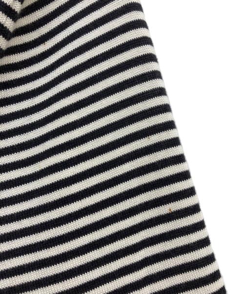 Cruciani（クルチアーニ）Cruciani (クルチアーニ) カシミヤシルク混ボーダーカーディガン ブラック サイズ:52の古着・服飾アイテム