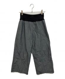 BEARDSLEY（ビアズリー）の古着「綿ワッシャーウエストリブパンツ」｜グレー