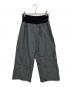 BEARDSLEY（ビアズリー）の古着「綿ワッシャーウエストリブパンツ」｜グレー