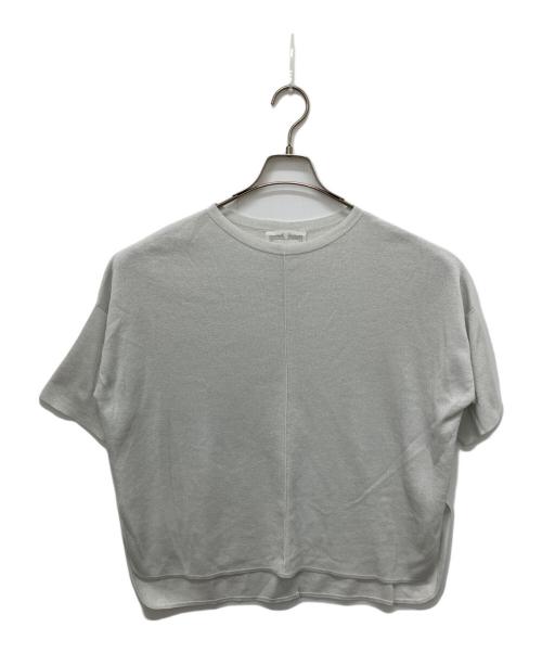 BEARDSLEY（ビアズリー）BEARDSLEY (ビアズリー) 半袖サラッとプルオーバー シルバー サイズ:Freeの古着・服飾アイテム