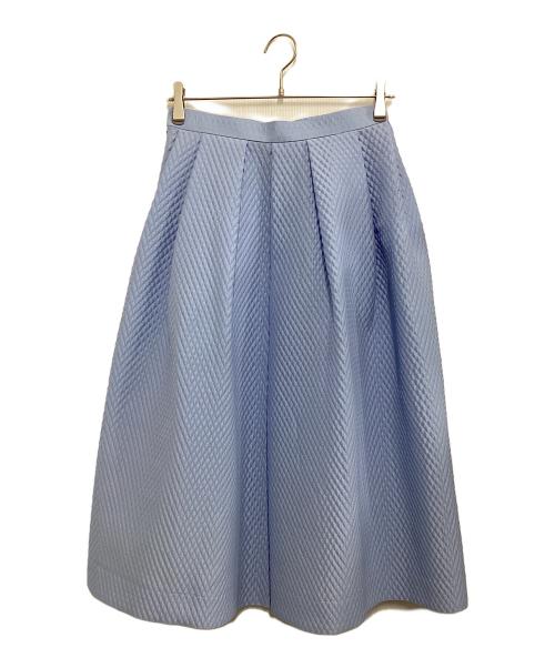 LANVIN COLLECTION（ランバンコレクション）LANVIN COLLECTION (ランバンコレクション) ジャガードスカート スカイブルー サイズ:38の古着・服飾アイテム