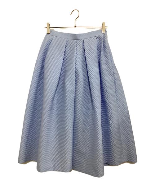LANVIN COLLECTION（ランバンコレクション）LANVIN COLLECTION (ランバンコレクション) ジャガードスカート スカイブルー サイズ:38の古着・服飾アイテム