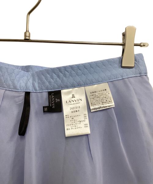 LANVIN COLLECTION（ランバンコレクション）LANVIN COLLECTION (ランバンコレクション) ジャガードスカート スカイブルー サイズ:38の古着・服飾アイテム