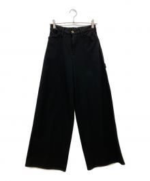 GOOD GRIEF!×L'appartement（グッドグリーフ×アパルトモン）の古着「Carpenter Wide Pants」｜ブラック