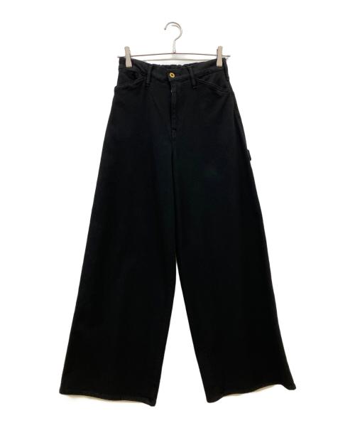 GOOD GRIEF!（グッドグリーフ）GOOD GRIEF! (グッドグリーフ) L'appartement (アパルトモン) Carpenter Wide Pants ブラック サイズ:Sの古着・服飾アイテム