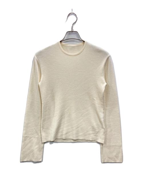MUSE de Deuxieme Classe（ミューズ ドゥーズィエム クラス）MUSE de Deuxieme Classe (ミューズ ドゥーズィエム クラス) BOND リブ プルオーバー アイボリー サイズ:Freeの古着・服飾アイテム