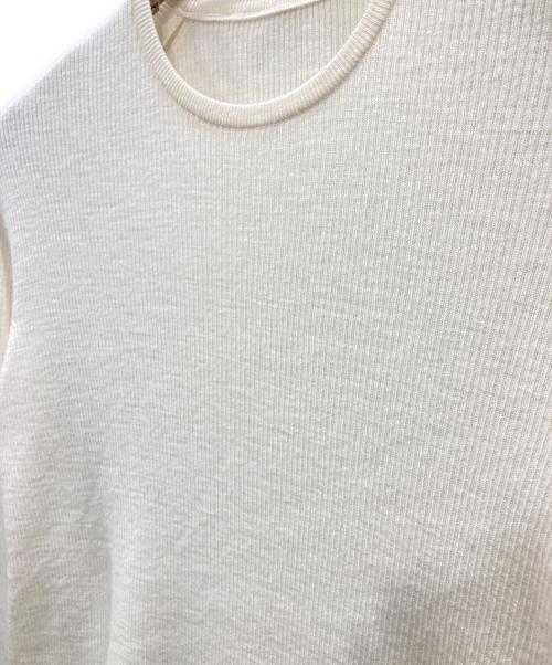 MUSE de Deuxieme Classe（ミューズ ドゥーズィエム クラス）MUSE de Deuxieme Classe (ミューズ ドゥーズィエム クラス) BOND リブ プルオーバー アイボリー サイズ:Freeの古着・服飾アイテム