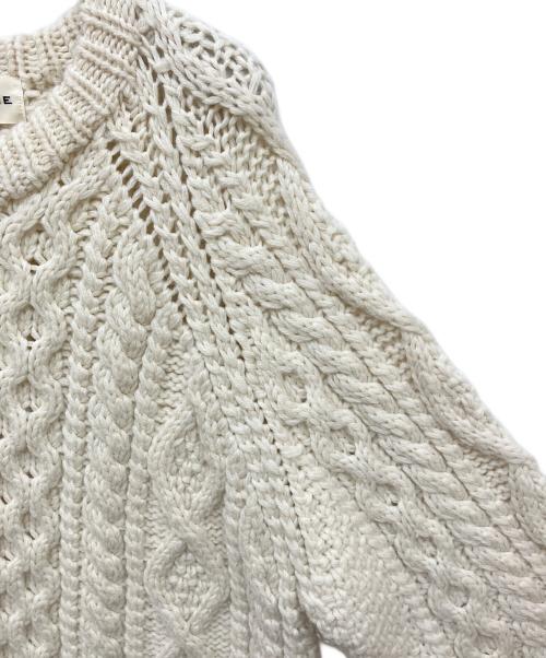 THE SHINZONE（ザ シンゾーン）THE SHINZONE (ザ シンゾーン) ARAN KNIT アイボリー サイズ:Fの古着・服飾アイテム