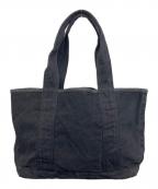 JAMES PERSEジェームスパース）の古着「コットンリネンキャンバストートバッグ」｜ブラック