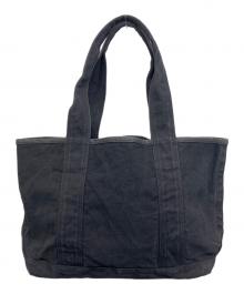 JAMES PERSE（ジェームスパース）の古着「コットンリネンキャンバストートバッグ」｜ブラック