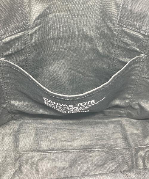 JAMES PERSE（ジェームスパース）JAMES PERSE (ジェームスパース) コットンリネンキャンバストートバッグ ブラックの古着・服飾アイテム