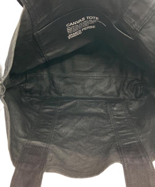 JAMES PERSE（ジェームスパース）JAMES PERSE (ジェームスパース) コットンリネンキャンバストートバッグ ブラックの古着・服飾アイテム