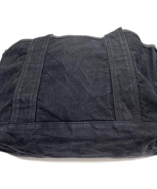 JAMES PERSE（ジェームスパース）JAMES PERSE (ジェームスパース) コットンリネンキャンバストートバッグ ブラックの古着・服飾アイテム