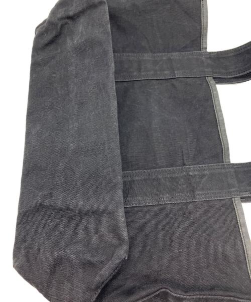 JAMES PERSE（ジェームスパース）JAMES PERSE (ジェームスパース) コットンリネンキャンバストートバッグ ブラックの古着・服飾アイテム