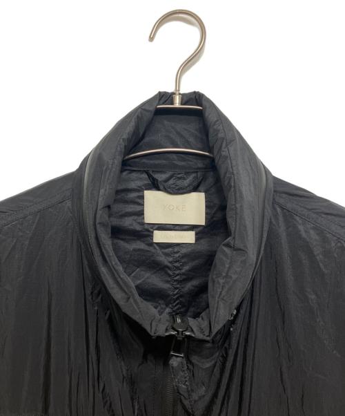 YOKE（ヨーク）YOKE (ヨーク) NYLON UTILITY OVER COAT ブラック サイズ:3の古着・服飾アイテム