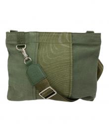 mint×Midori Arai（ミント）の古着「Military Fabric  Sacoche Bag」｜カーキ