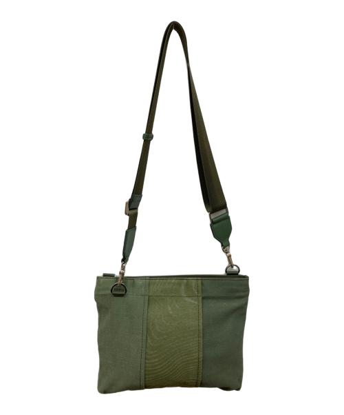 mint（ミント）MINT (ミント) Midori Arai Military Fabric  Sacoche Bag カーキの古着・服飾アイテム