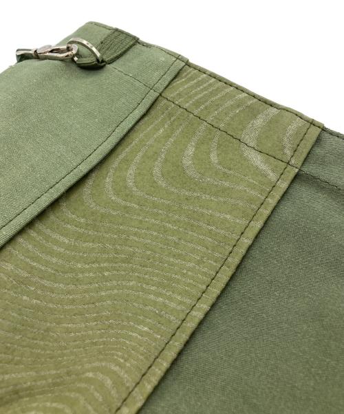 mint（ミント）MINT (ミント) Midori Arai Military Fabric  Sacoche Bag カーキの古着・服飾アイテム