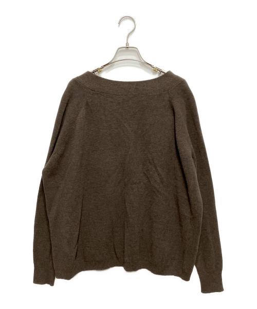DEUXIEME CLASSE（ドゥーズィエム クラス）Deuxieme Classe (ドゥーズィエム クラス) ミドルゲージVプルオーバー ブラウン サイズ:FREEの古着・服飾アイテム