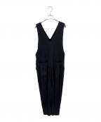 PLEATS PLEASEプリーツプリーズ）の古着「FLUFFY BASICS JUMPSUIT」｜ブラック