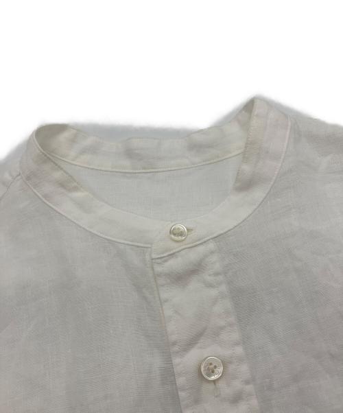 ticca（ティッカ）TICCA (ティッカ) 2WAYリネンフレンチシャツ ホワイト サイズ:Freeの古着・服飾アイテム
