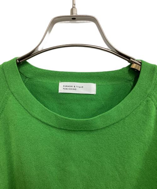 kurashi&trips publishing（クラシアンドトリップス パブリッシング）kurashi&trips publishing (クラシアンドトリップス パブリッシング) アンサンブルカーディガン グリーン サイズ:Freeの古着・服飾アイテム