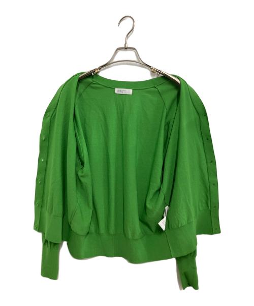 kurashi&trips publishing（クラシアンドトリップス パブリッシング）kurashi&trips publishing (クラシアンドトリップス パブリッシング) アンサンブルカーディガン グリーン サイズ:Freeの古着・服飾アイテム