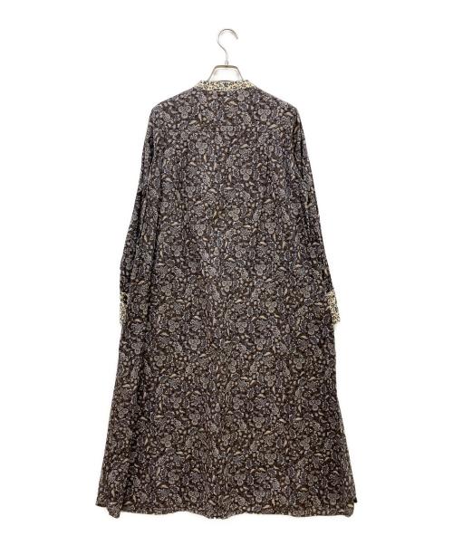 kurashi&trips publishing（クラシアンドトリップス パブリッシング）kurashi&trips publishing (クラシアンドトリップス パブリッシング) 大人のための柄ワンピース ブラウン サイズ:Freeの古着・服飾アイテム