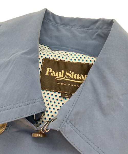 Paul Stuart（ポールスチュアート）Paul Stuart (ポールスチュアート) トレンチコート ブルー サイズ:SIZE Lの古着・服飾アイテム