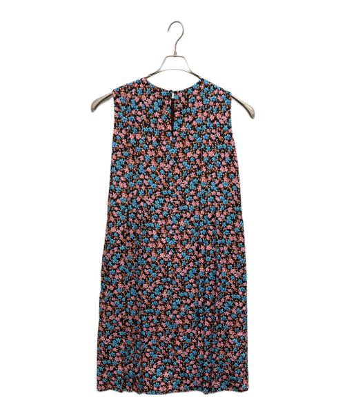 PAUL SMITH（ポールスミス）Paul Smith (ポールスミス) フラワープリントノースリーブワンピース ブラック サイズ:40の古着・服飾アイテム