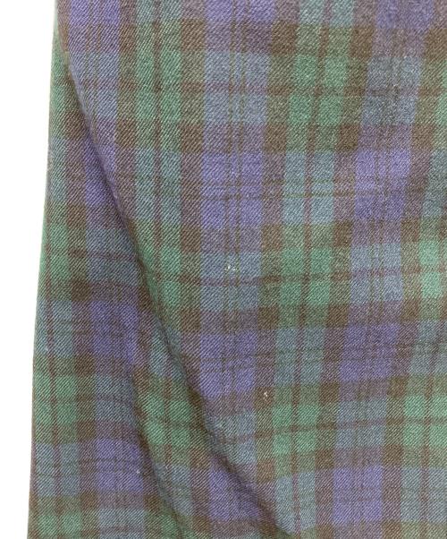 tricot COMME des GARCONS（トリココムデギャルソン）tricot COMME des GARCONS (トリココムデギャルソン) チェックロングスカート ネイビー×グリーン サイズ:SIZE Mの古着・服飾アイテム