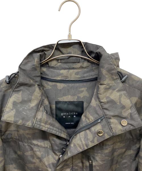 五大陸（ゴタイリク）五大陸 (ゴタイリク) 3レイヤーシェル フーデットコート カーキ サイズ:Lの古着・服飾アイテム