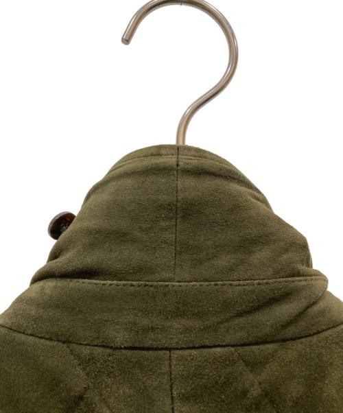 POLO RALPH LAUREN（ポロ・ラルフローレン）POLO RALPH LAUREN (ポロ・ラルフローレン) ゴートスウェードキルティングジャケット カーキ サイズ:SIZE Lの古着・服飾アイテム