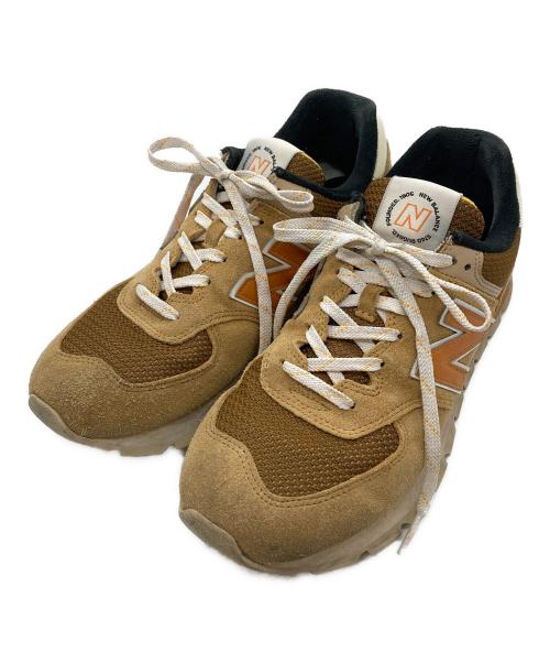 NEW BALANCE（ニューバランス）NEW BALANCE (ニューバランス) ローカットスニーカー ブラウン サイズ:SIZE 27cmの古着・服飾アイテム