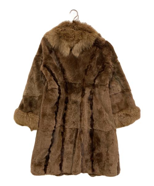 contents the superior（コンテンツ ザ スペリオール）contents the superior (コンテンツ ザ スペリオール) ファーコート ブラウン サイズ:SIZE 38の古着・服飾アイテム