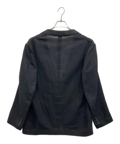 LANVIN COLLECTION（ランバンコレクション）LANVIN COLLECTION (ランバンコレクション) リネン混2Bテーラードジャケット ブラック サイズ:50の古着・服飾アイテム