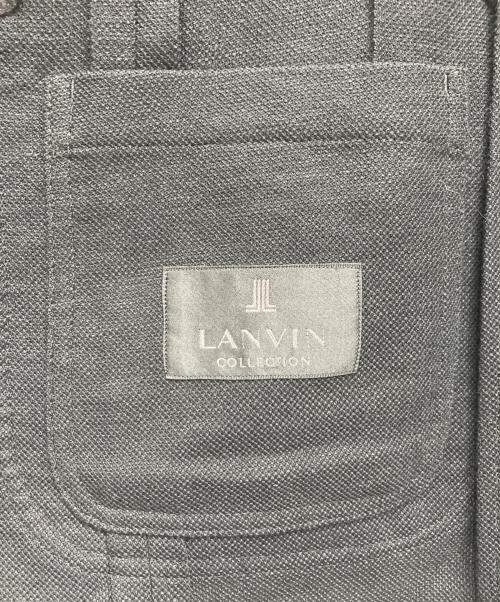 LANVIN COLLECTION（ランバンコレクション）LANVIN COLLECTION (ランバンコレクション) リネン混2Bテーラードジャケット ブラック サイズ:50の古着・服飾アイテム