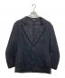 LANVIN COLLECTION（ランバンコレクション）の古着「リネン混2Bテーラードジャケット」｜ブラック