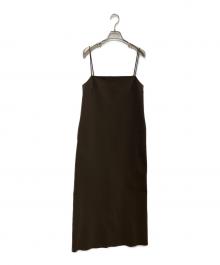 TODAYFUL（トゥデイフル）の古着「Smooth Camisole Dress　12420304」｜ブラウン