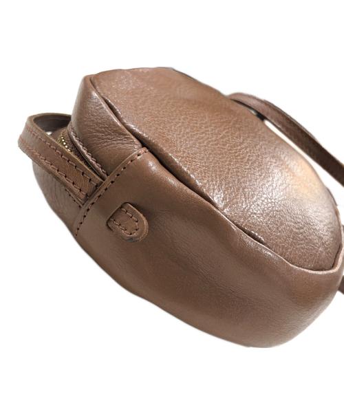 IL BISONTE（イル ビゾンテ）IL BISONTE (イル ビゾンテ) レザーショルダーバッグ ブラウンの古着・服飾アイテム