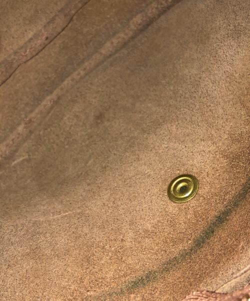 IL BISONTE（イル ビゾンテ）IL BISONTE (イル ビゾンテ) レザーショルダーバッグ ブラウンの古着・服飾アイテム