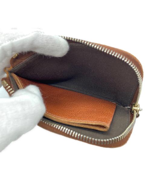 IL BISONTE（イル ビゾンテ）IL BISONTE (イル ビゾンテ) レザーカードケース ブラウンの古着・服飾アイテム