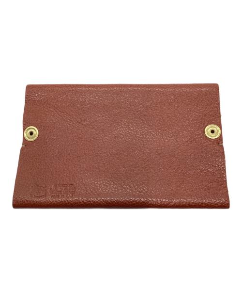 IL BISONTE（イル ビゾンテ）IL BISONTE (イル ビゾンテ) レザーティッシュケース ブラウンの古着・服飾アイテム
