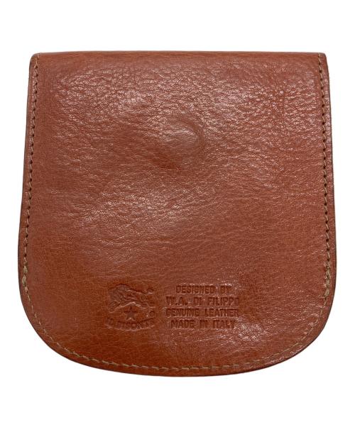 IL BISONTE（イル ビゾンテ）IL BISONTE (イル ビゾンテ) レザーコインケース ブラウンの古着・服飾アイテム