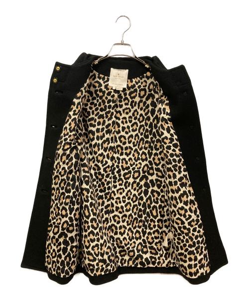 Kate Spade（ケイトスペード）Kate Spade (ケイトスペード) フロントリボンコート ブラック サイズ:SIZE 2-Aの古着・服飾アイテム